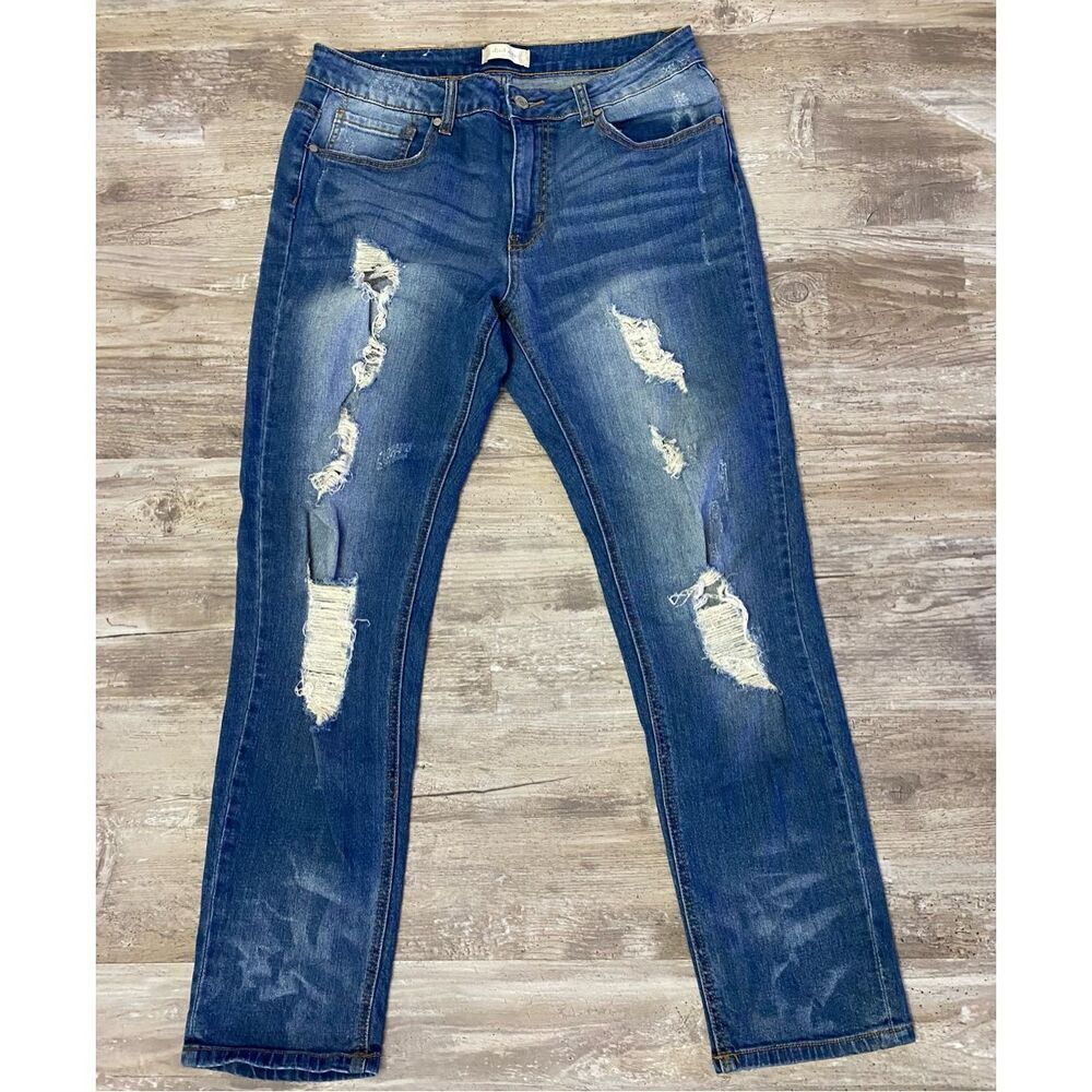Altard’d State Distressed Straight Womens Jean Sz 27
